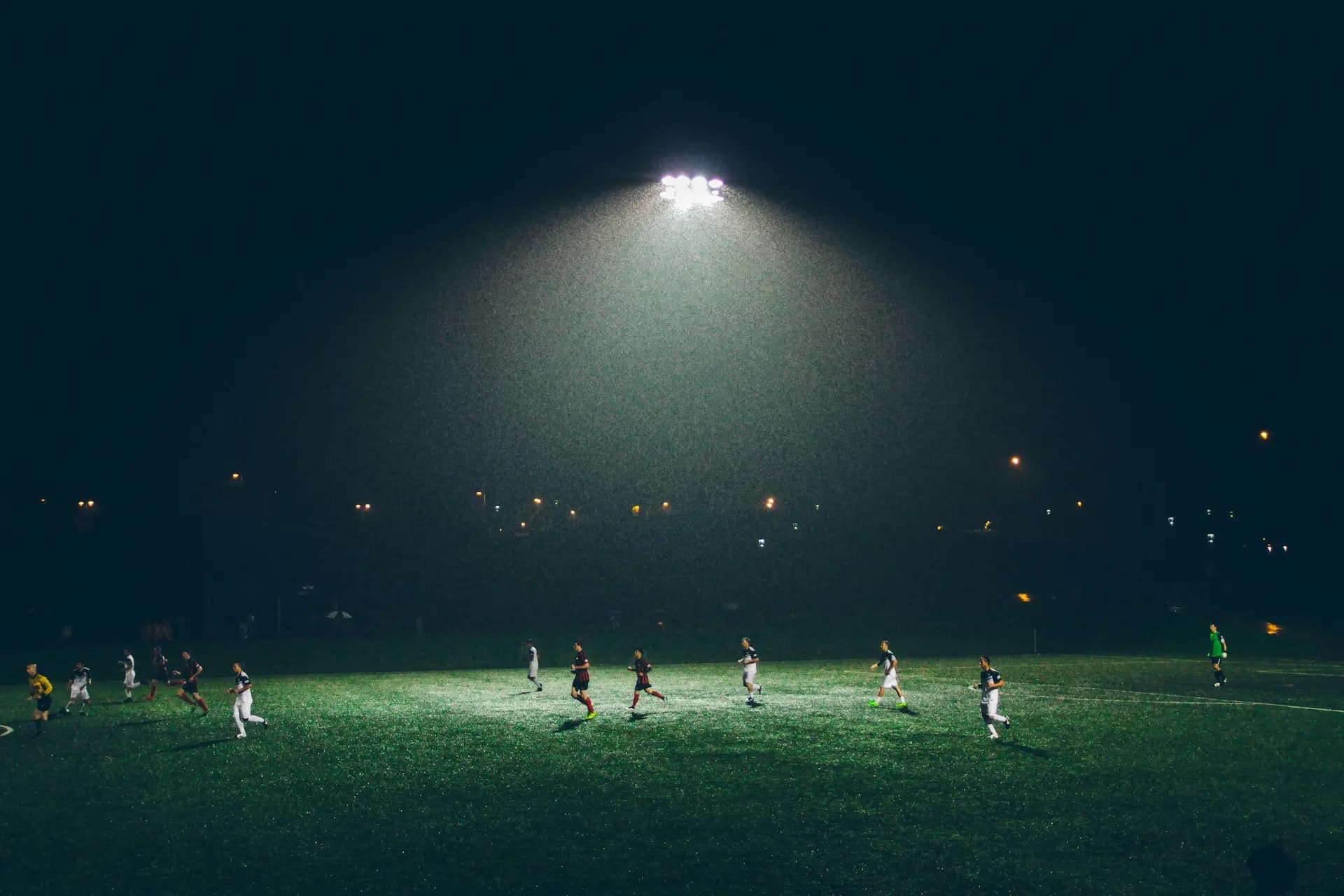 stadium with players image